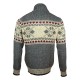 Pull jacquard CORTINA Emporio balzani H1028-GRIS