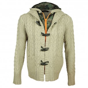 Gilet à torsades MILITARY Emporio balzani H5032-BGE